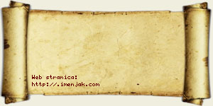 Anđa Nedić vizit kartica